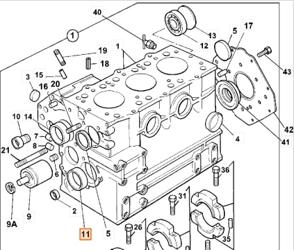 CRANKSHAFT BUSH - STD | PERKINS | 198517550