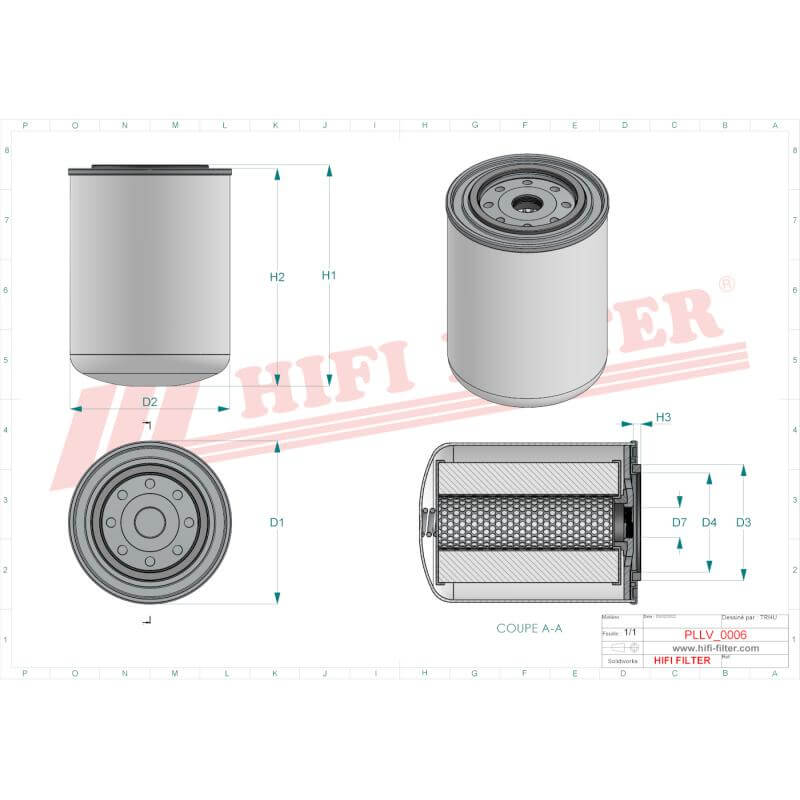 OIL FILTER | HIFI | SO 6198 | MAQ Parts