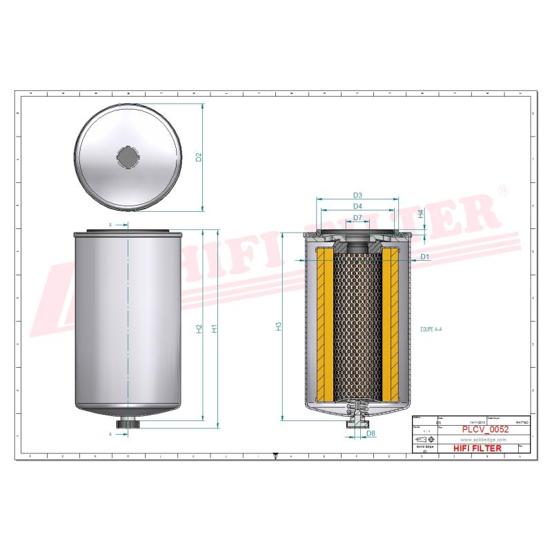 FUEL FILTER | HIFI | SN 30034 | MAQ Parts