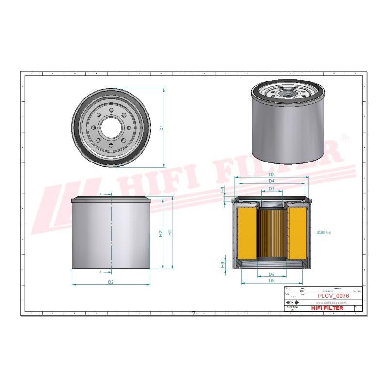 FUEL FILTER | HIFI | SN 55009 | MAQ Parts
