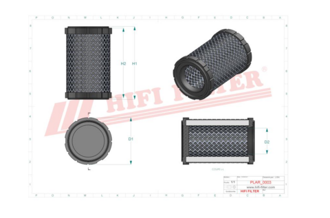 AIR FILTER MAIN  | HIFI | SA 17257